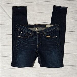 Rag & bone low rise skinny jeans Dark Blue Women's Jeans size 28